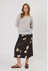 SID SKIRT - cocoa prin